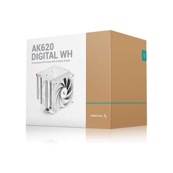 Deepcool, CPU Air Cooler, AK620 Digital WH