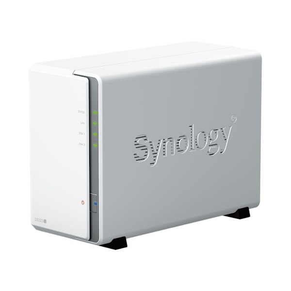 Nas storage tower 2bay/ingen hdd usb3 ds223j, Synology