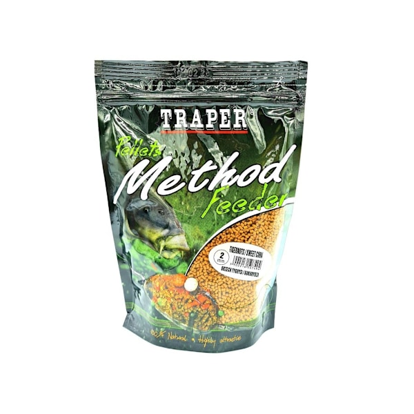 TRAPER Method Feeder Pellet Tiger Nötter/Sockermajs 2mm/500g