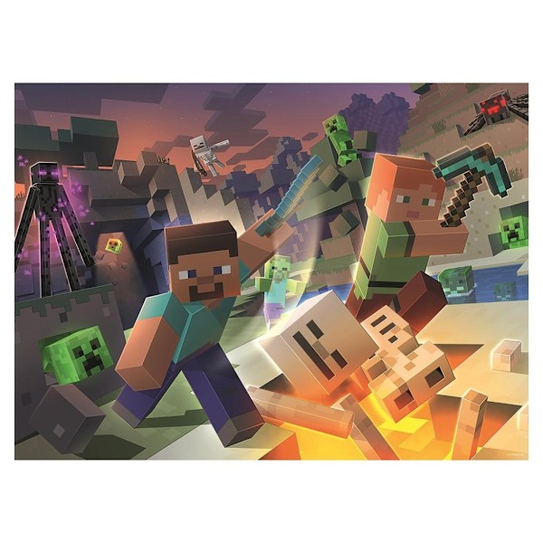 Ravensburger pussel 100 st Minecraft monster
