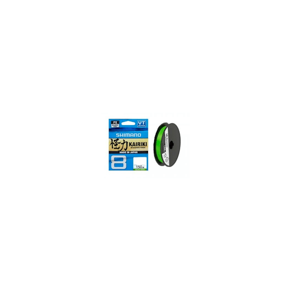 Flettet fiskesnøre Shimano Kairiki 8 PE Mantis grønn 150m 0,23mm 22,5kg