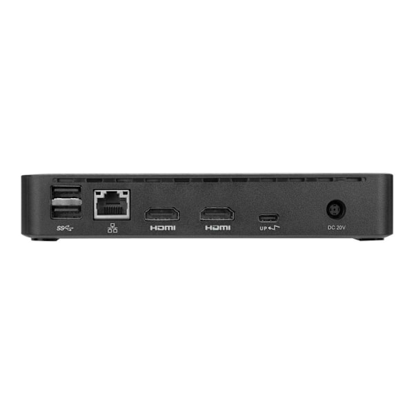 Targus, Universal DisplayLink USB-C Dual 4K HDMI-dockningsstation med 65 W strömförsörjning