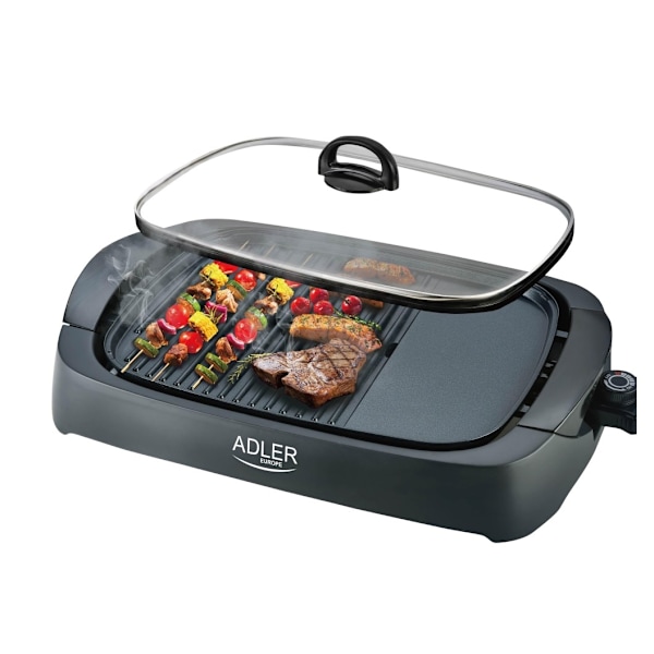 Adler, elektrisk grill, AD 6610 Sort