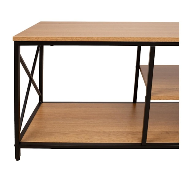 TV bord STUDY 140x40xH46,5cm, eg/sort