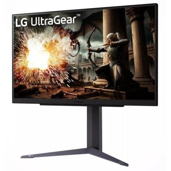 LCD-skärm LG 27GS75Q-B (27", Gaming, Panel IPS, 2560x1440, 16:9, 180Hz, Matt, 1 ms, Pivot, Höjdjusterbar, Tilt)