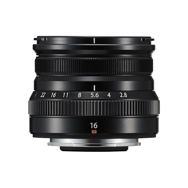 Fujifilm XF 16mm f/2.8 R WR objektiv, sort