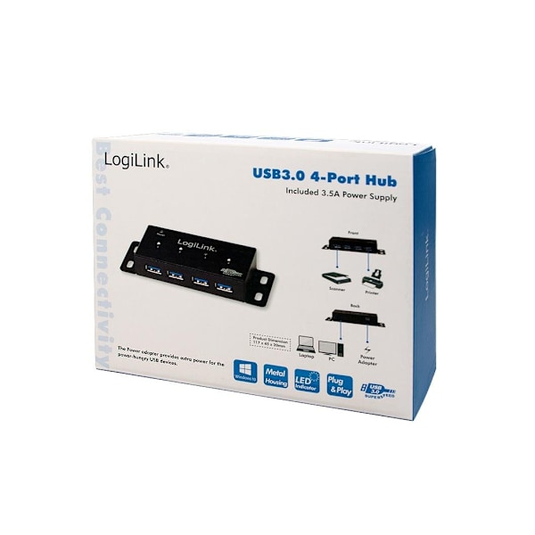 Logilink, USB Hub, USB 3.0 Hub, UA0149