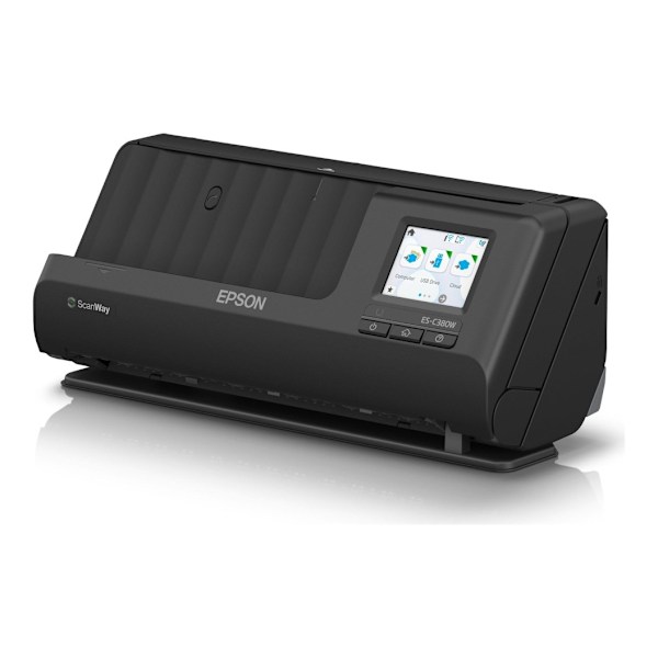 Epson, kompakti verkkoskanneri, ES-C380W musta