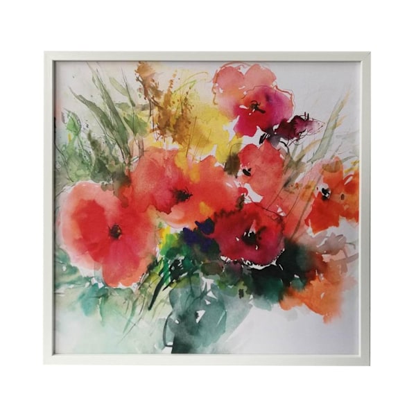 Väggkonst WALLY 40x40cm, ringblommor