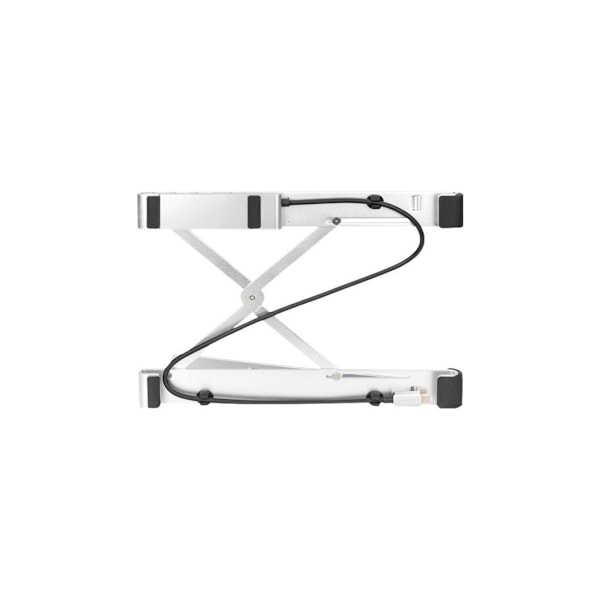 Digitus, variabel notebookstander med integreret USB-C-hub, 5 porte, DA-90424