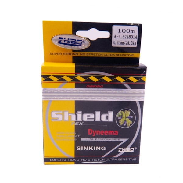 Flätad fiskelina Zhibo Shield sjunkande 0,4mm 100m multicolor