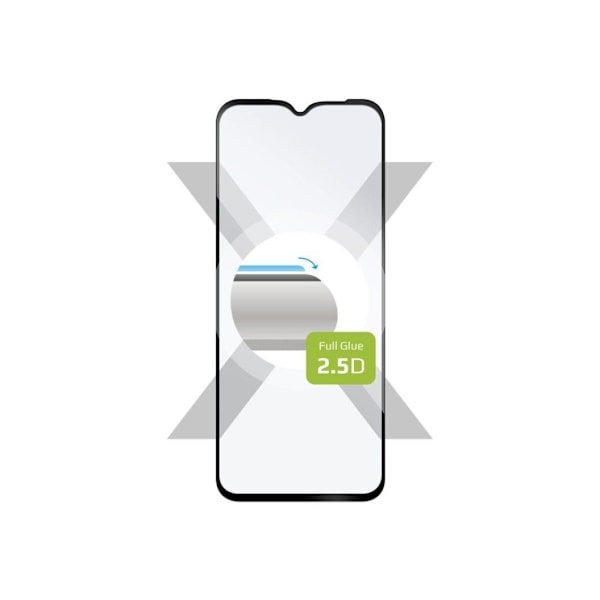 Fast, Heltäckande, Infinix, Smart 7 HD, Härdat glas, Svart, Skärmskydd
