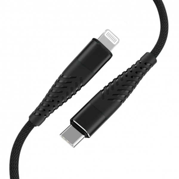 USB-kablar och laddare, USB-C till Lightning 30W Svart, Fusion Tillbehör