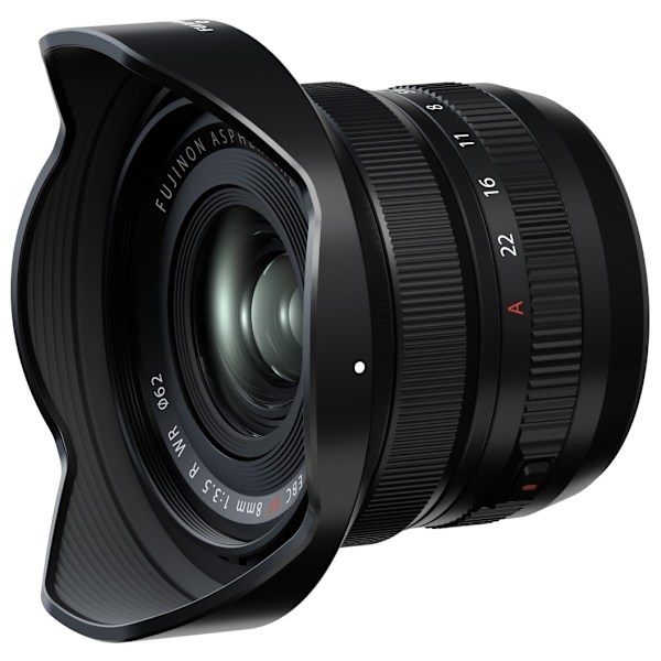 Fujifilm XF 8mm f/3.5 R WR -objektiivi
