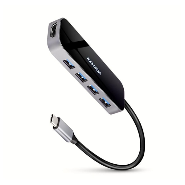 AXAGON, SuperSpeed ​​USB-C Combo 6in1 Hub, HMC-6H4A