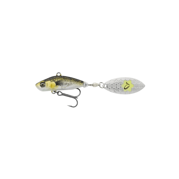 SavageGear 3D Sticklebait Tailspin 6,5 cm/9g/1-3m Grön Silver Ayu