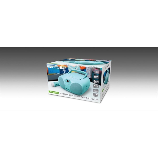 Muse, bærbar Sing-A-Long radio CD-spiller, MD-203 KB