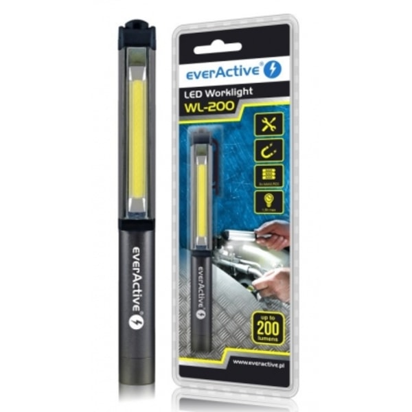 Lommelygte WL-200 3W Sort, Everactive