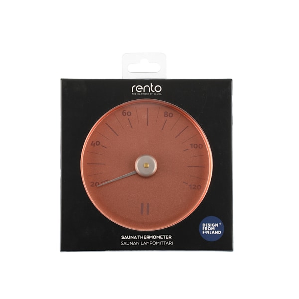 Badstuetermometer RENTO COPPER, D15x2cm