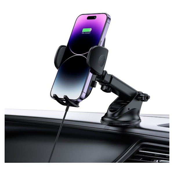 Tech-Protect telefon bilholder + oplader CM15W-V1