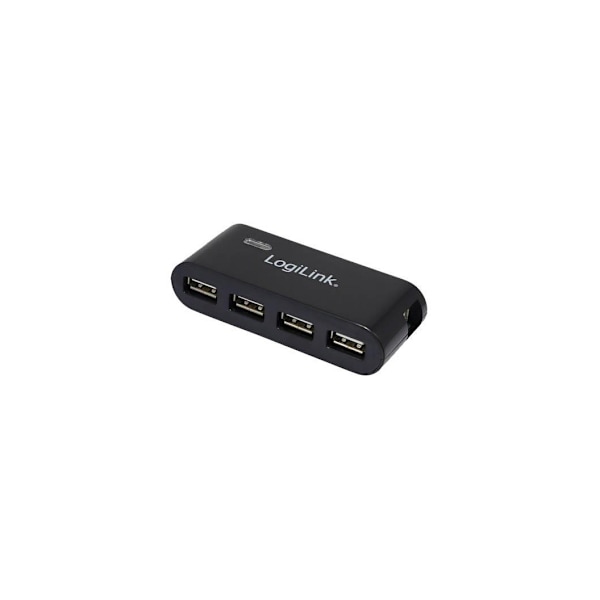 Logilink, USB Hub, USB 2.0 Hub-4 -portti virtasovittimella