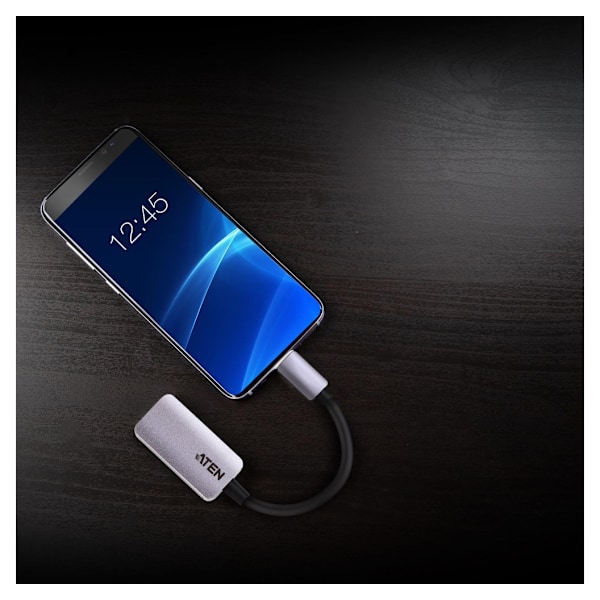 Aten, USB-C til HDMI, USB-C til HDMI 4K Adapter