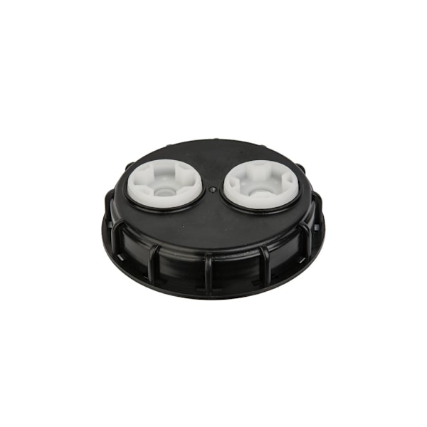 IBC tanklokk/kork med påfylling og utlufting - 155MM Black