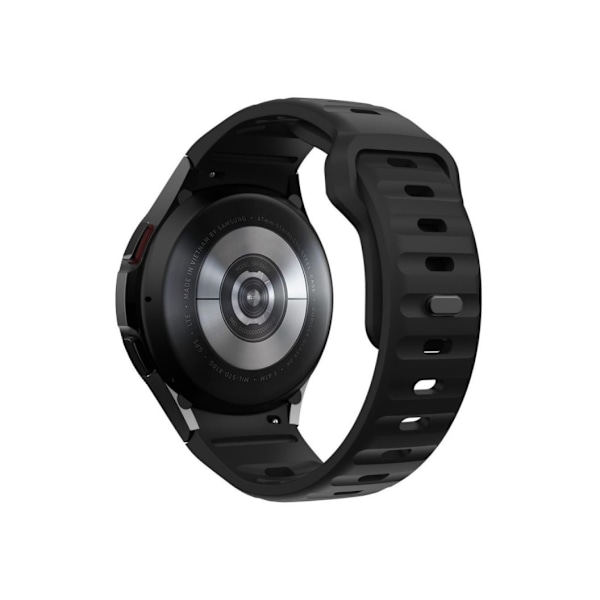 Tech-Protect klockarmband Silicone Line Samsung Galaxy Watch4/5/5 Pro/6/7/FE, svart