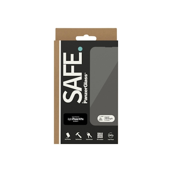 SAFE by PanzerGlass skærmbeskytter Apple iPhone 14 Pro, Ultra-Wide Fit