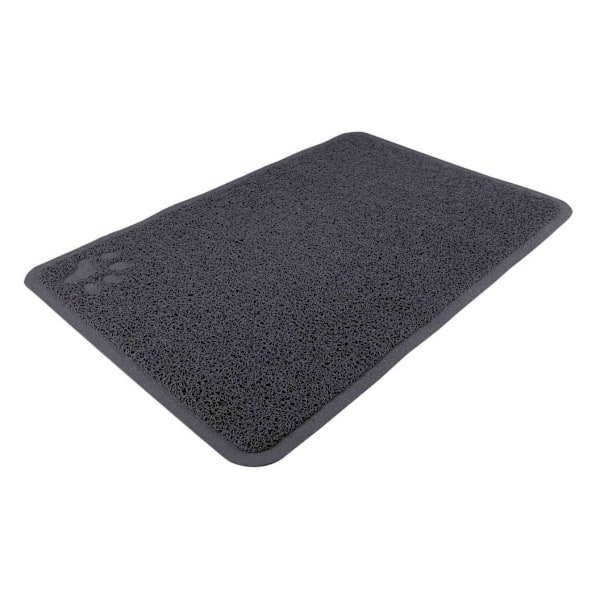 Kissan hiekkalaatikkomatto, PVC, 40 × 60 cm, antrasiitti
