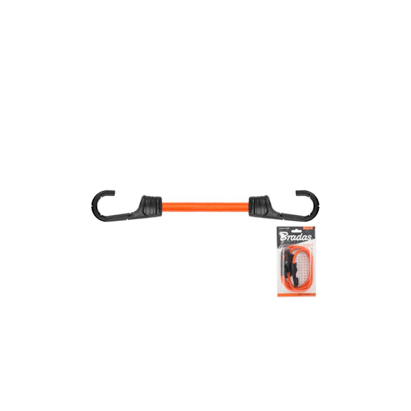 Elastinen kumi koukulla BUNGEE NUORKOUKKU, 2kpl x 80cm Orange