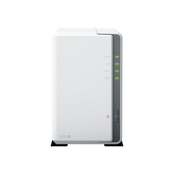 Nas storage tower 2bay/ingen hdd usb3 ds223j, Synology