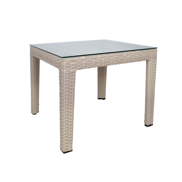 Sidebord WIKER 50x50xH45cm, beige
