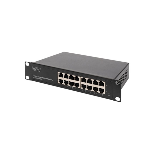 Digitus, 16-porters Gigabit Ethernet-svitsj, DN-80115