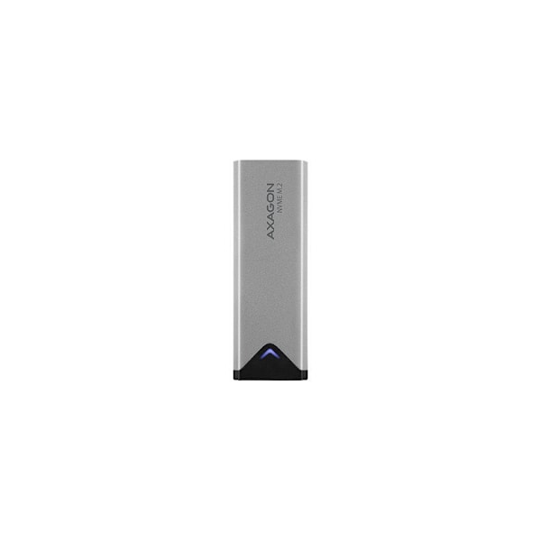 AXAGON, ekstern SuperSpeed+ USB-C metallboks for M.2 NVMe SSD-disker med størrelser på opptil 42 til 80 mm, EEM2-UG2