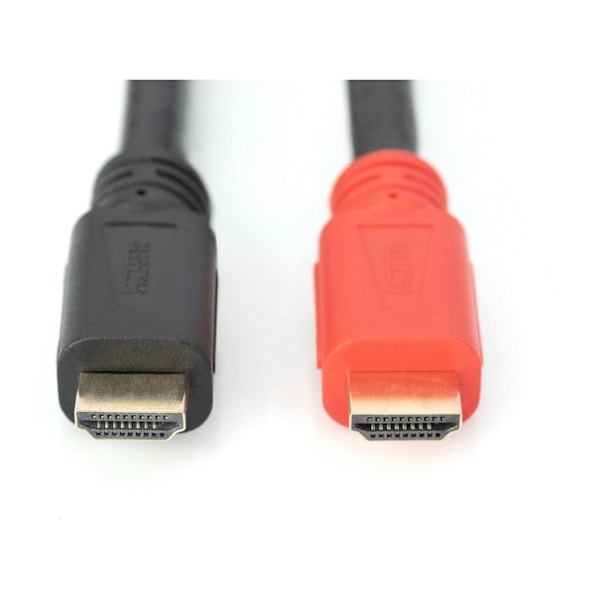 Digitus, HDMI til HDMI, High Speed ​​HDMI-kabel med signalforstærker, DB-330118-100-S