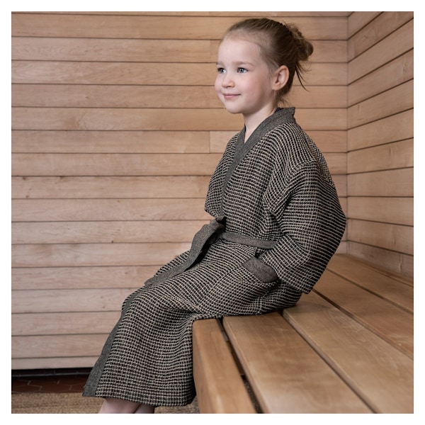 Badekåpe RENTO BROWN, kid L/XL
