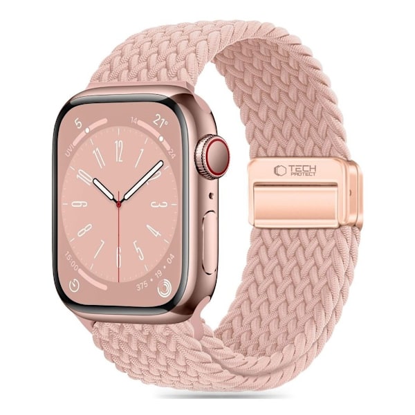 Tech-Protect klockarmband NylonMag Apple Watch 38/40/41mm, dammig ros