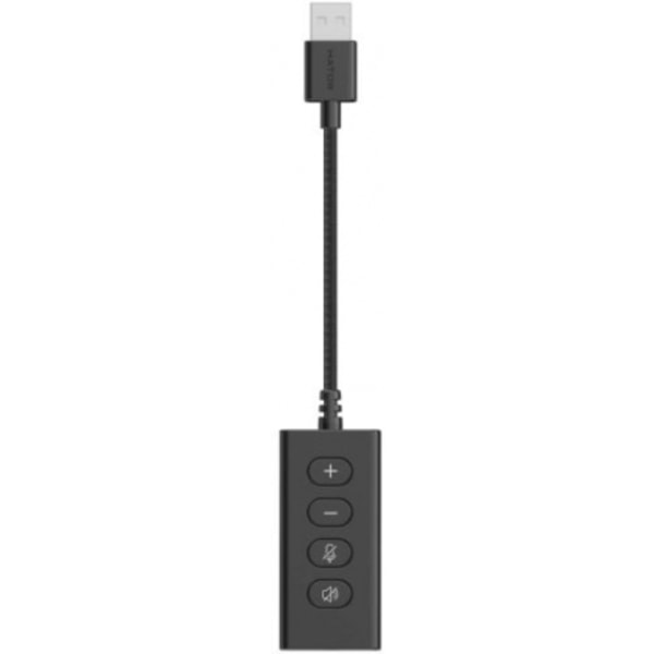 Hovedtelefon til PC Hypergang 2 USB 7.1 Sort, Hator