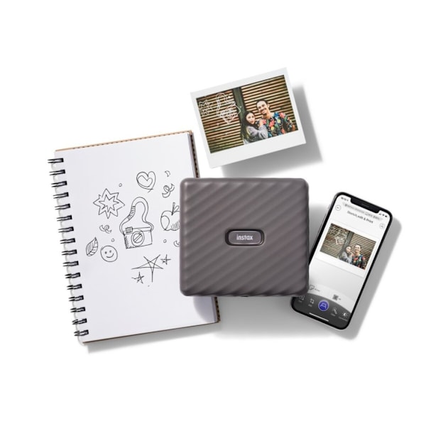 Fujifilm Instax Link Wide, mokkanharmaa