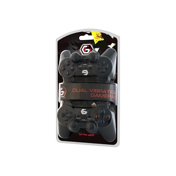 Gembird, Dubbel USB-spelplatta med dubbla vibrationer