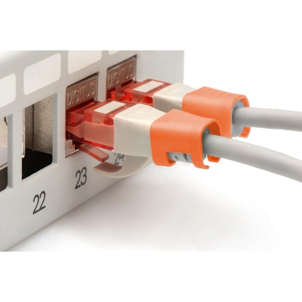 Digitus, Patch-kabelklemmer, Fargeklemmer for Patch-kabel, A-CC-O