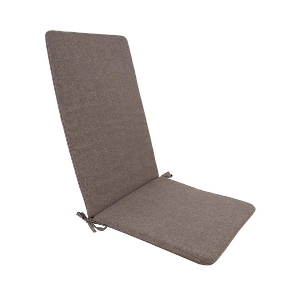 Sete/ryggpute ENKEL BRUN 48x115xH3cm
