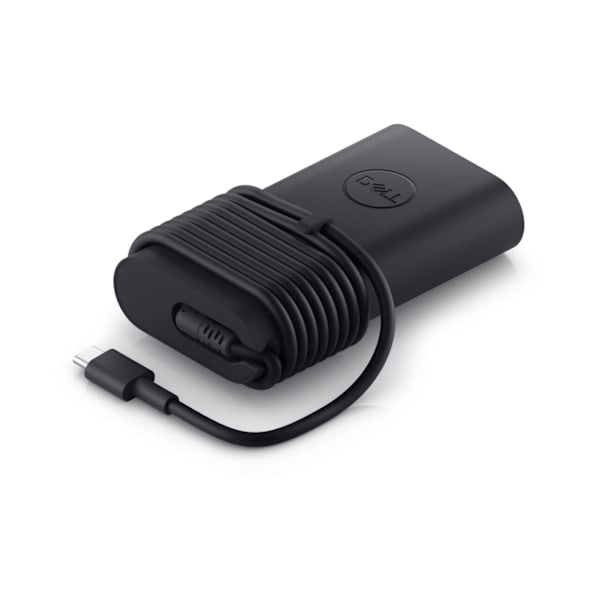 Dell, Adapter, USB-C GaN Slim AC-adapter med strømledning