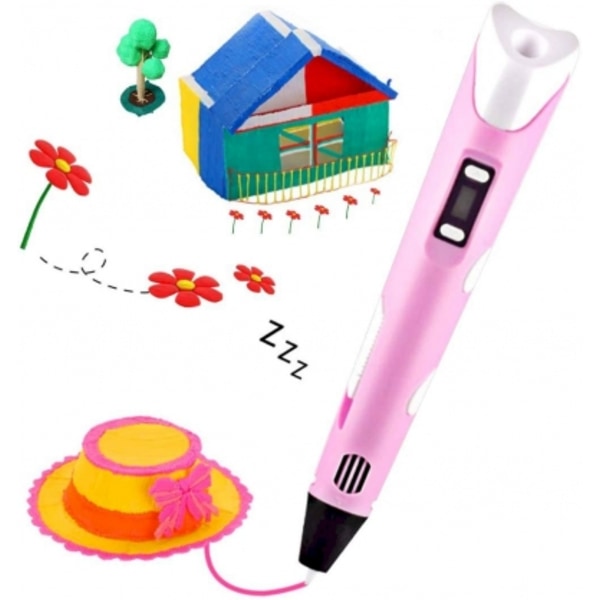 3D print pen til at skabe figurer fra PLA / ABS Pink FUS3DPENPI, Fusion Accessories
