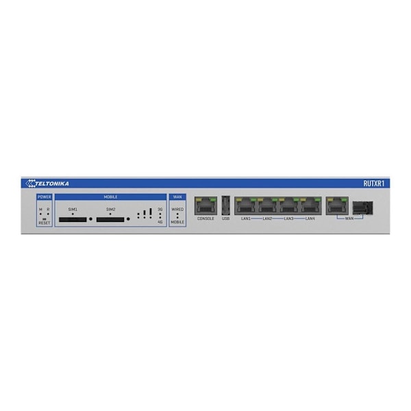 Teltonika, Enterprise Rack-monterbar SFP/LTE-router, RUTXR1