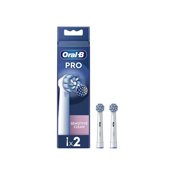 Oral-B, Utskiftbare tannbørstehoder, EB60X-2 Sensitive Clean Pro