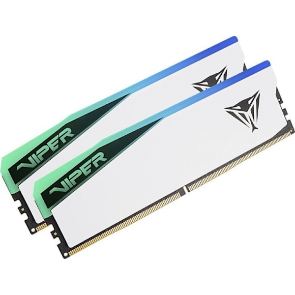 RAM Viper Elite 5 RGB Hvid 2x16GB DDR5 6200MHz DIMM CL42 PVER532G62C42KW, Patriot