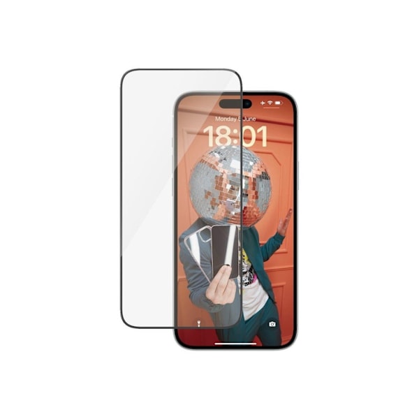 PanzerGlass, Skärmskydd, Apple, IPhone 15 Plus, Glas, Transparent, Ultrabred passform, Reptålig, Fallskydd, EasyAligner ingår