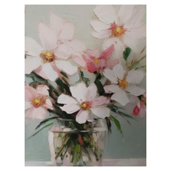 Wall art WALLY 40x40cm, bouquet of flowers